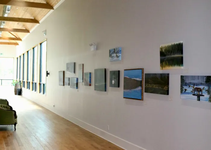 atrium gallery at the Marble Arts Centre