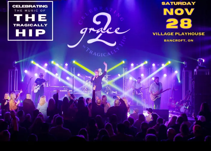 5 member band performing on stage in front of crowd, event details